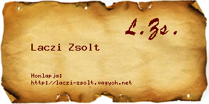Laczi Zsolt névjegykártya